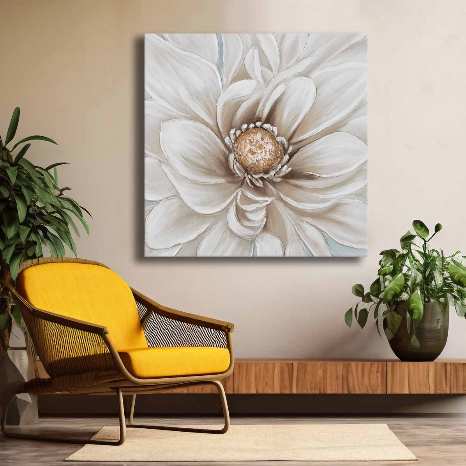 Quadro Decorativo em Tela Multicolor 69x69cm - Moldura Madeira de Pinho - Canvas Premium 2,8mm