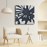 Quadro Decorativo em Tela Multicolor 69x69cm - Moldura Madeira de Pinho - Canvas Premium 2,8mm