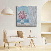 Quadro Decorativo em Tela Multicolor 69x69cm - Moldura Madeira de Pinho - Canvas Premium 2,8mm