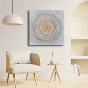 Quadro Decorativo em Tela Multicolor 69x69cm - Moldura Madeira de Pinho - Canvas Premium 2,8mm