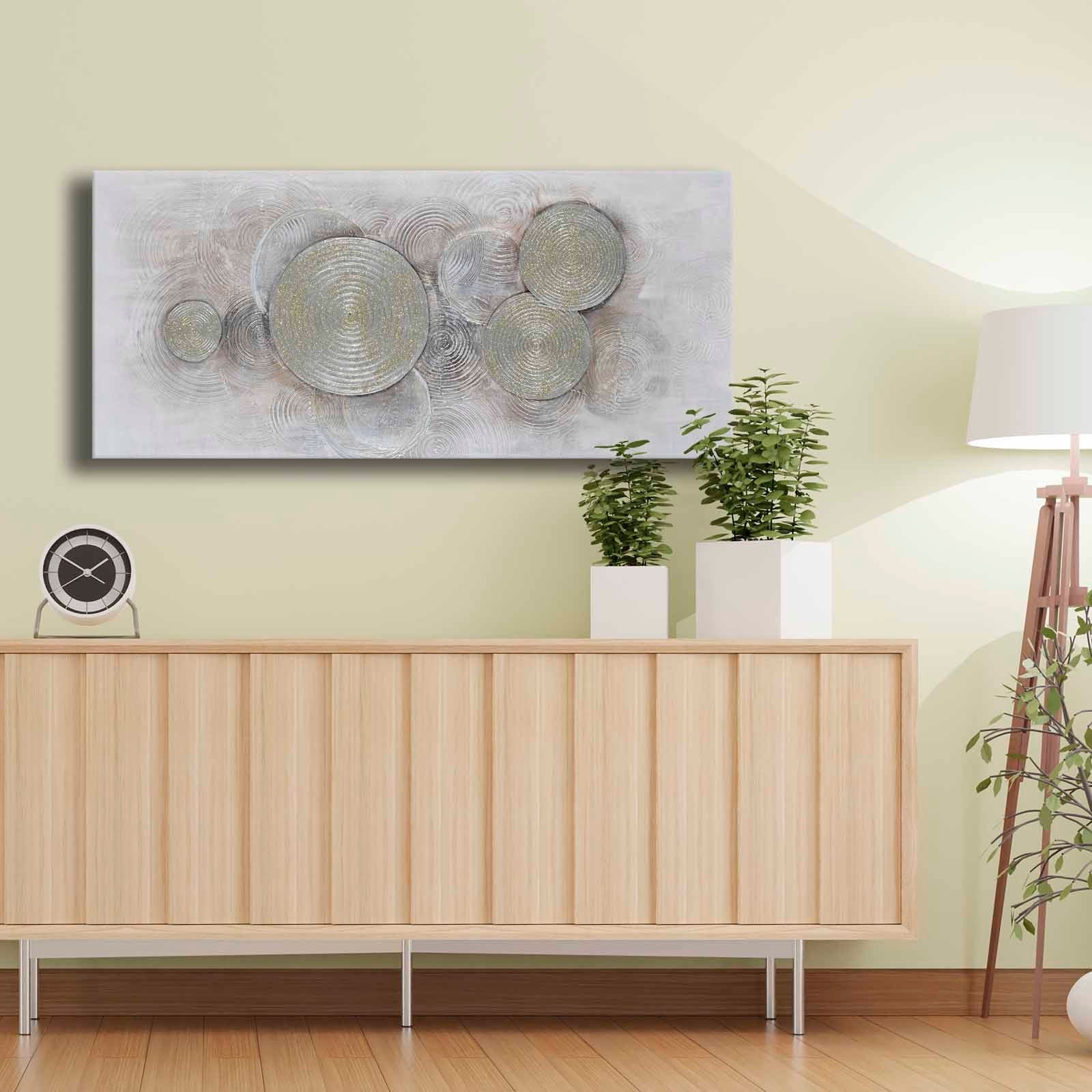 Quadro Decorativo em Tela Multicolor 69x69cm - Moldura Madeira de Pinho - Canvas Premium 2,8mm