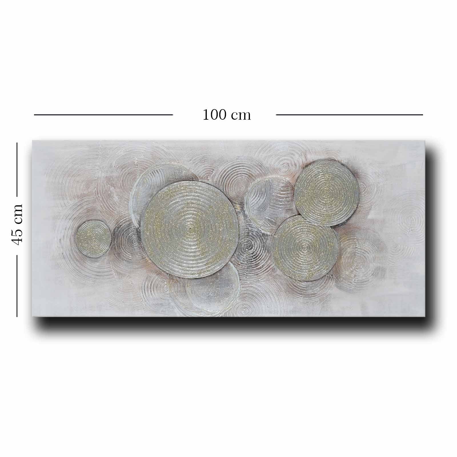 Quadro Decorativo em Tela Multicolor 69x69cm - Moldura Madeira de Pinho - Canvas Premium 2,8mm