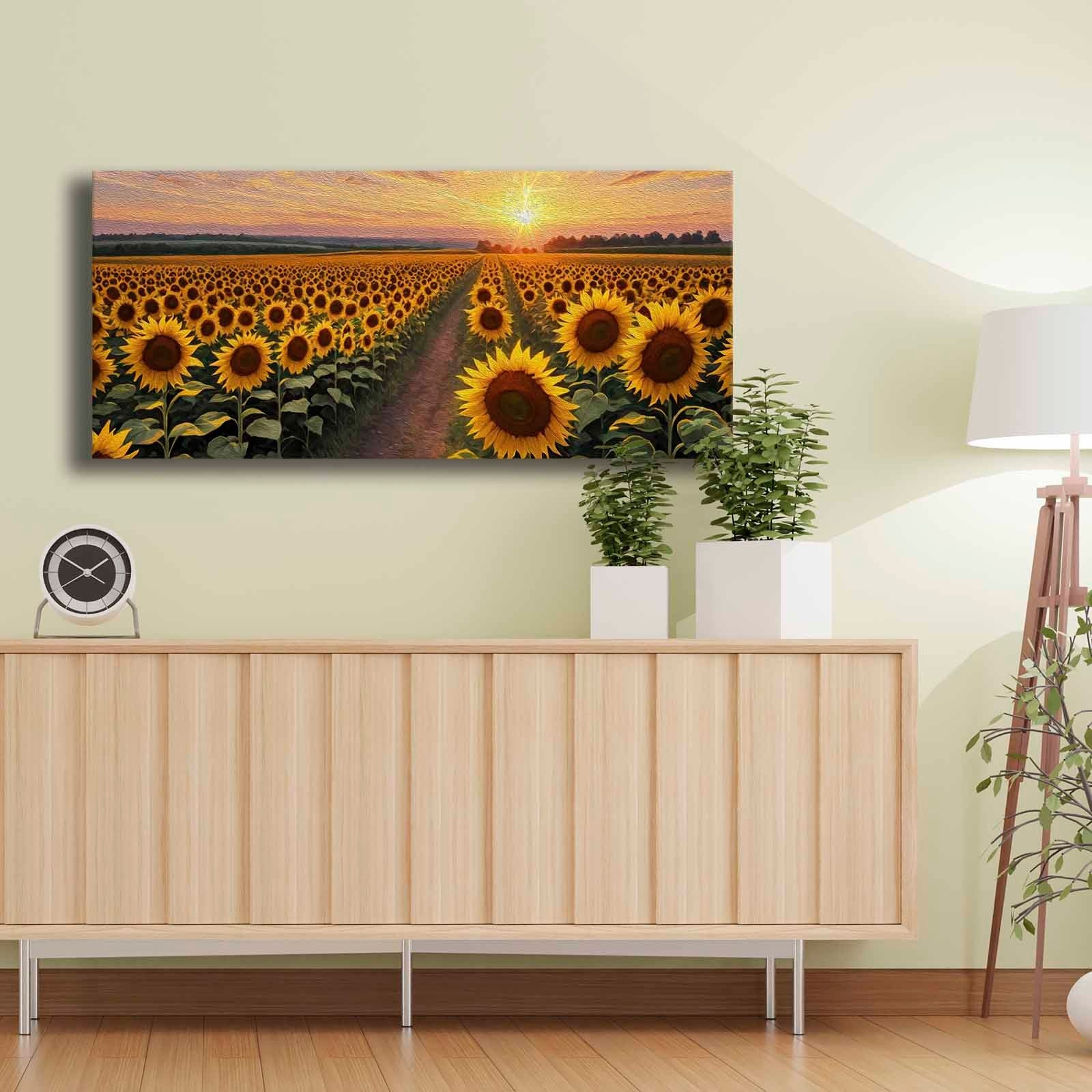 Quadro Decorativo em Tela Multicolor 69x69cm - Moldura Madeira de Pinho - Canvas Premium 2,8mm