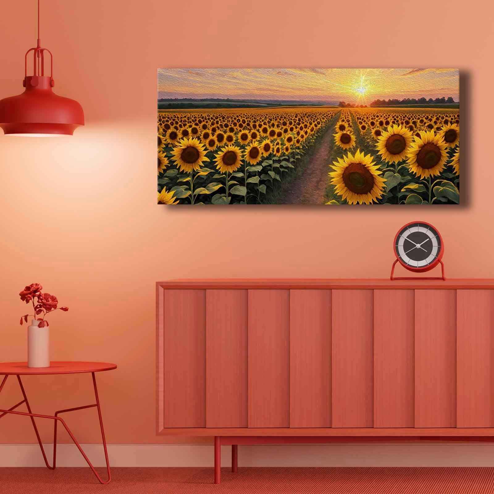 Quadro Decorativo em Tela Multicolor 69x69cm - Moldura Madeira de Pinho - Canvas Premium 2,8mm