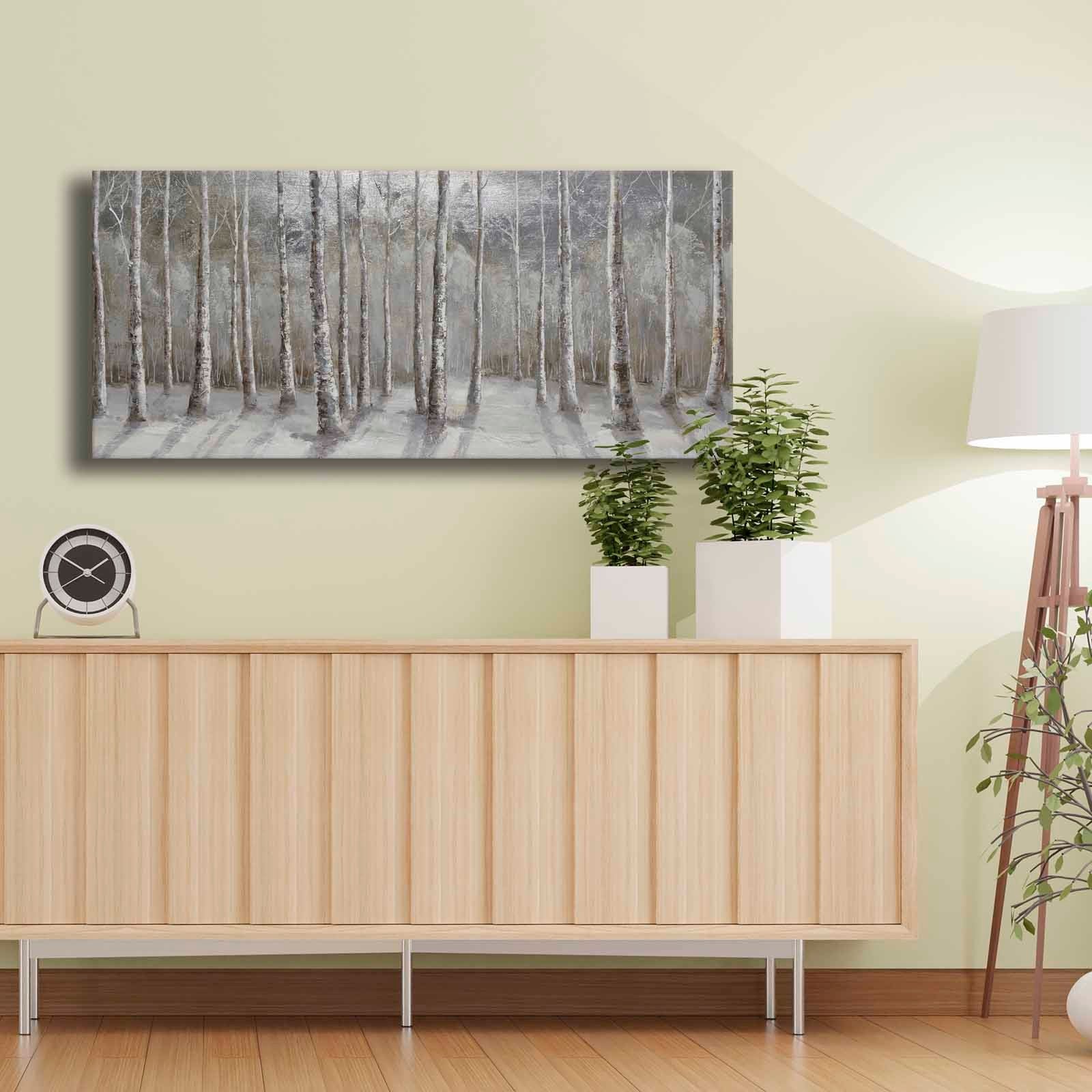 Quadro Decorativo em Tela Multicolor 69x69cm - Moldura Madeira de Pinho - Canvas Premium 2,8mm