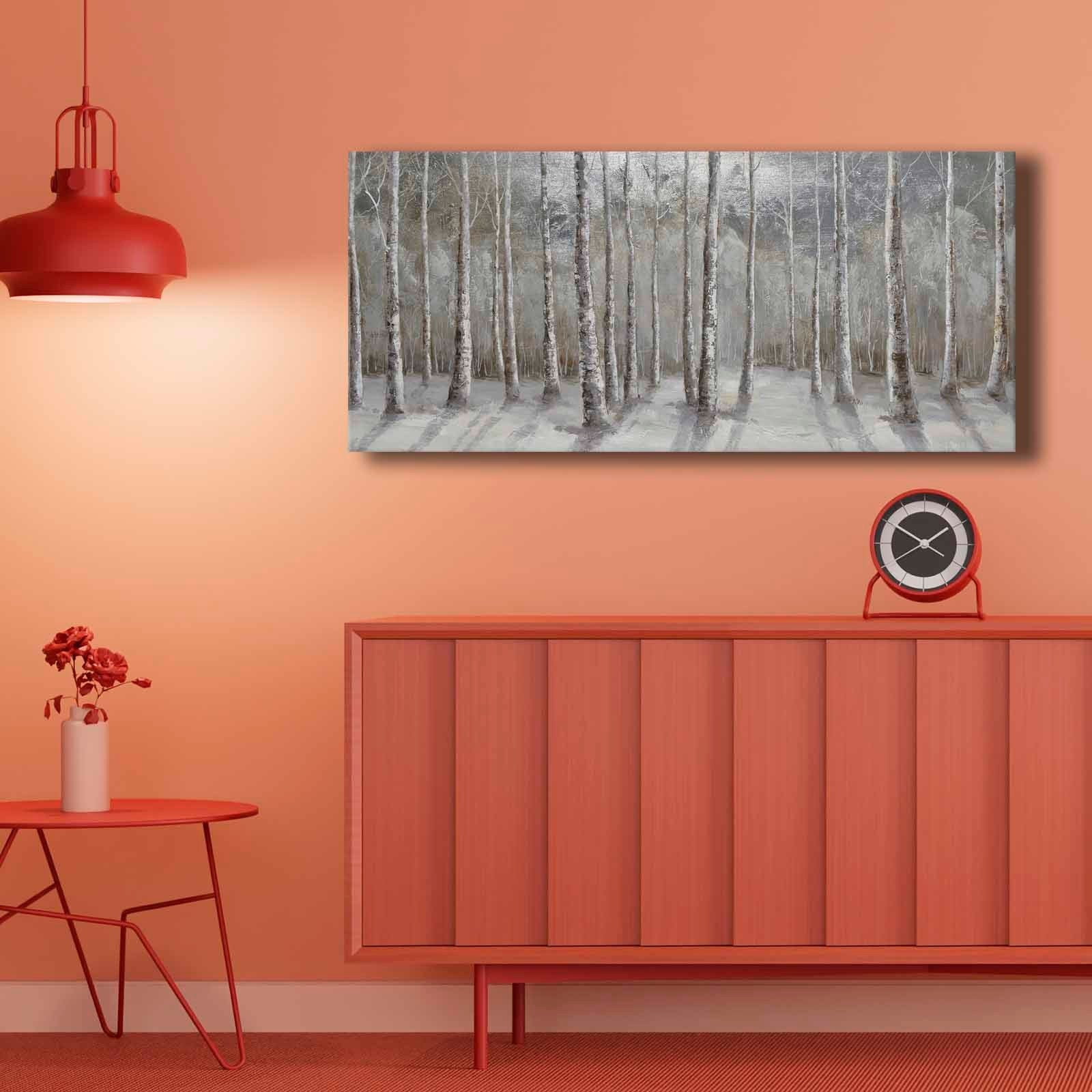 Quadro Decorativo em Tela Multicolor 69x69cm - Moldura Madeira de Pinho - Canvas Premium 2,8mm