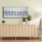 Quadro Decorativo em Tela Multicolor 69x69cm - Moldura Madeira de Pinho - Canvas Premium 2,8mm