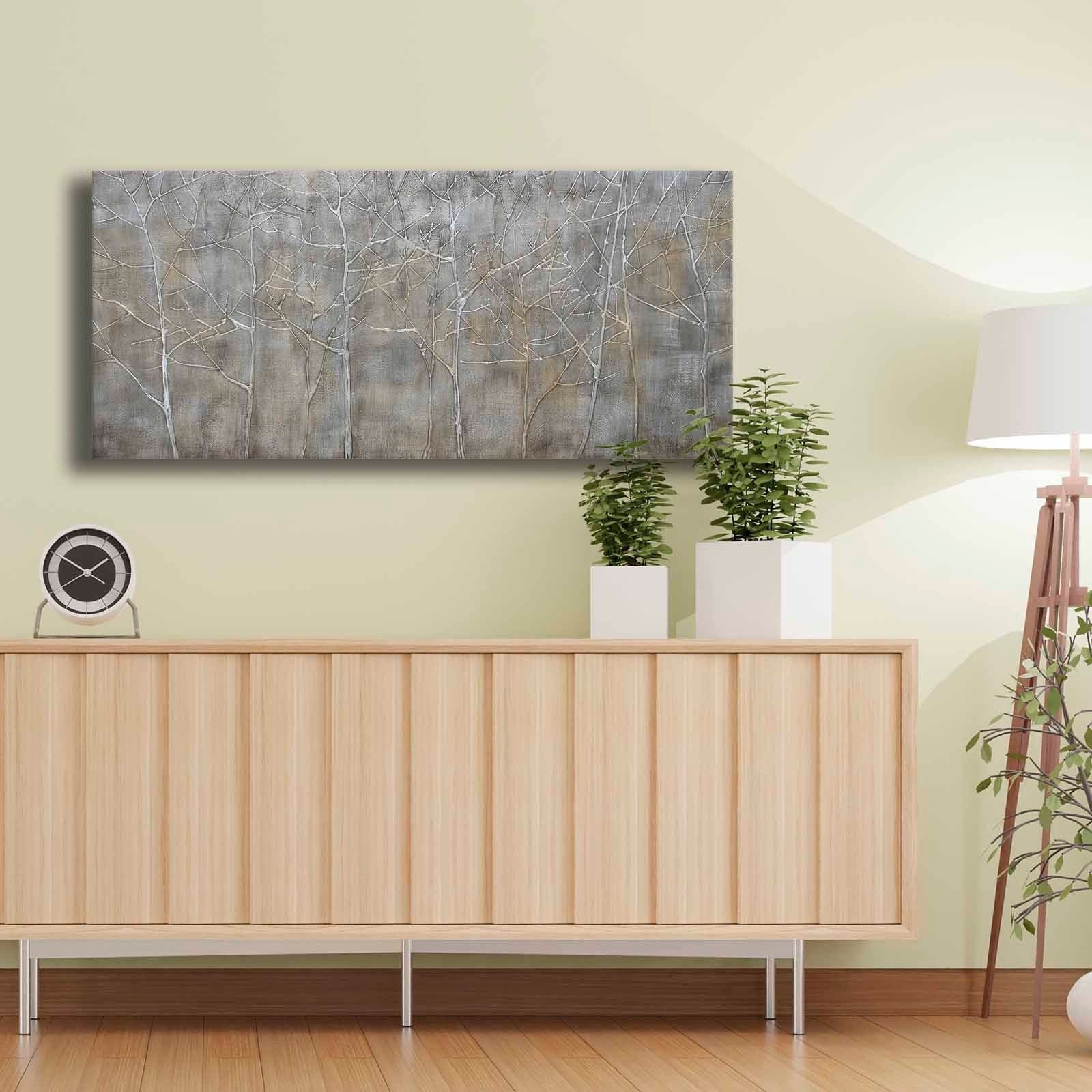 Quadro Decorativo em Tela Multicolor 69x69cm - Moldura Madeira de Pinho - Canvas Premium 2,8mm