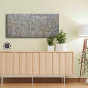 Quadro Decorativo em Tela Multicolor 69x69cm - Moldura Madeira de Pinho - Canvas Premium 2,8mm