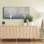 Quadro Decorativo em Tela Multicolor 69x69cm - Moldura Madeira de Pinho - Canvas Premium 2,8mm