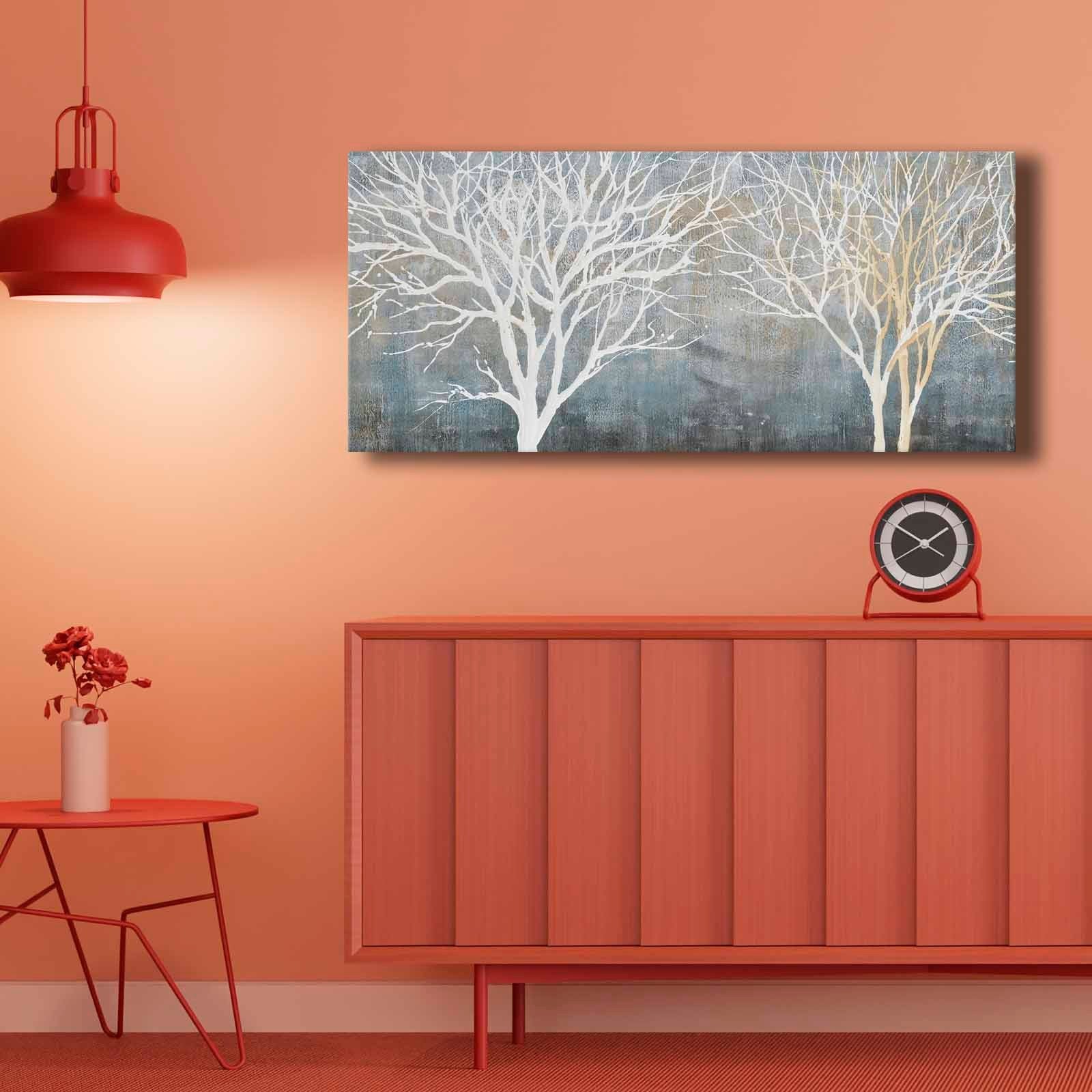 Quadro Decorativo em Tela Multicolor 69x69cm - Moldura Madeira de Pinho - Canvas Premium 2,8mm