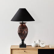 Candeeiro de mesa-Eleganze-Marrom
Preto