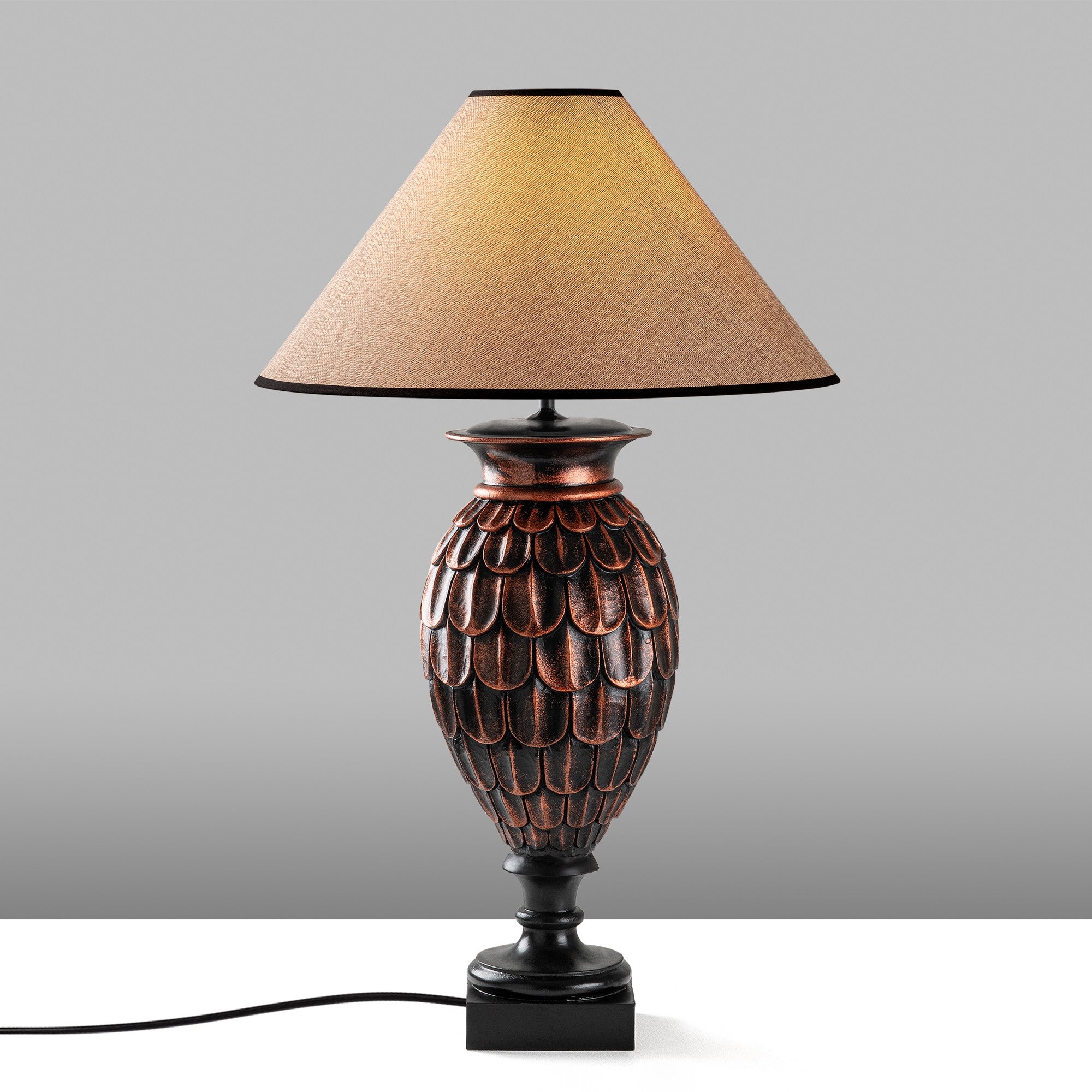 Candeeiro de mesa-Eleganze-Marrom