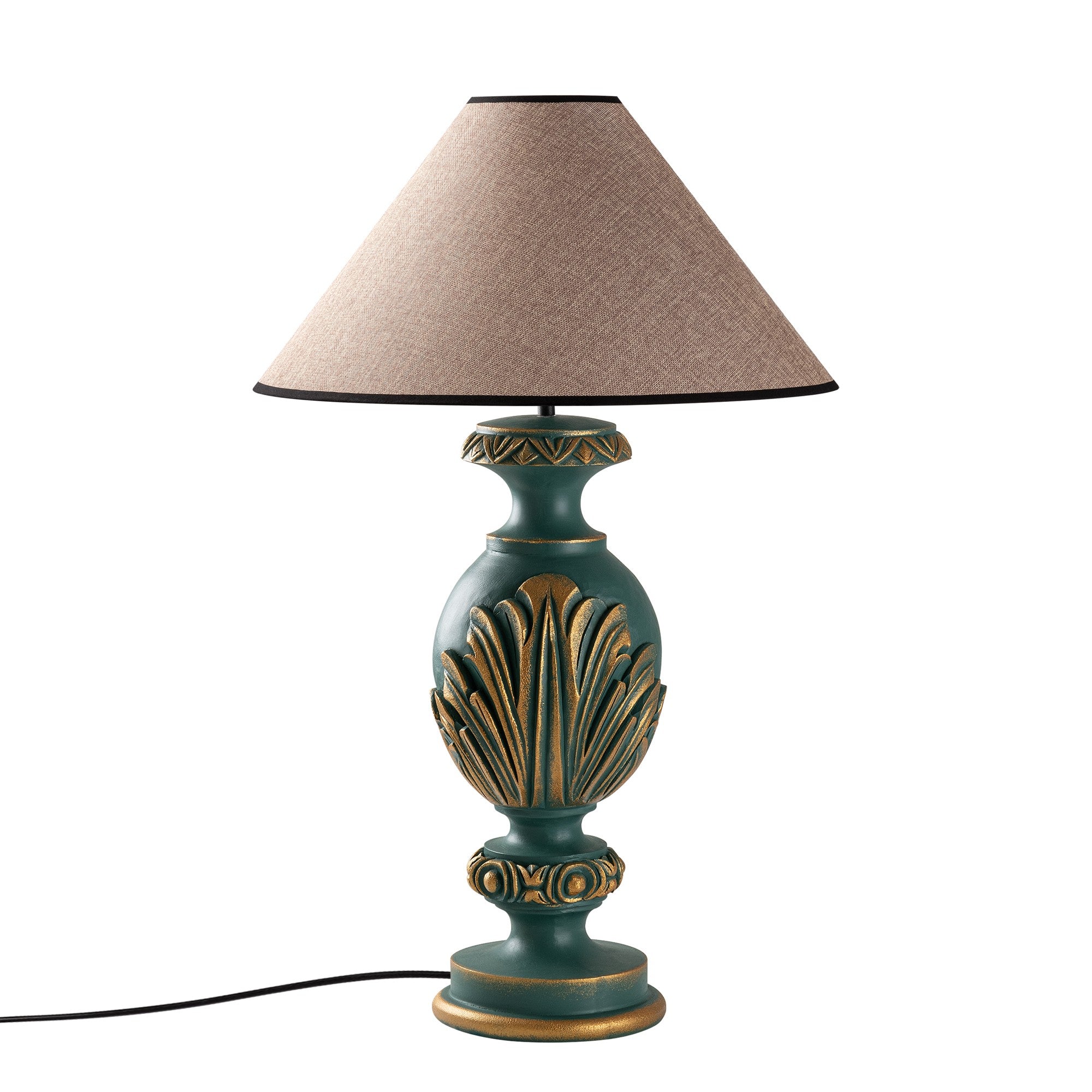 Candeeiro de mesa-Eleganze-Verde
Marrom Claro