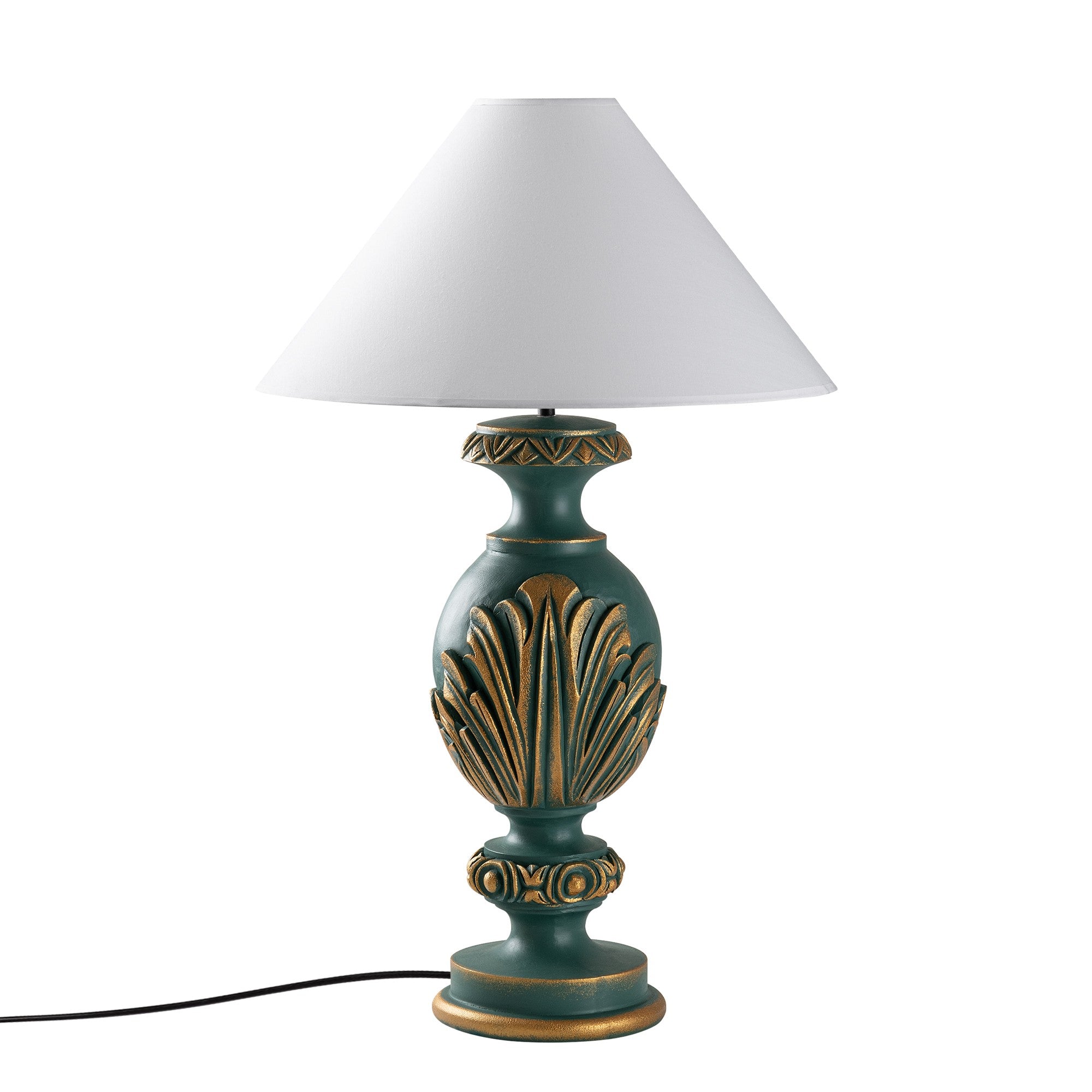 Candeeiro de mesa-Eleganze-Verde
Branco