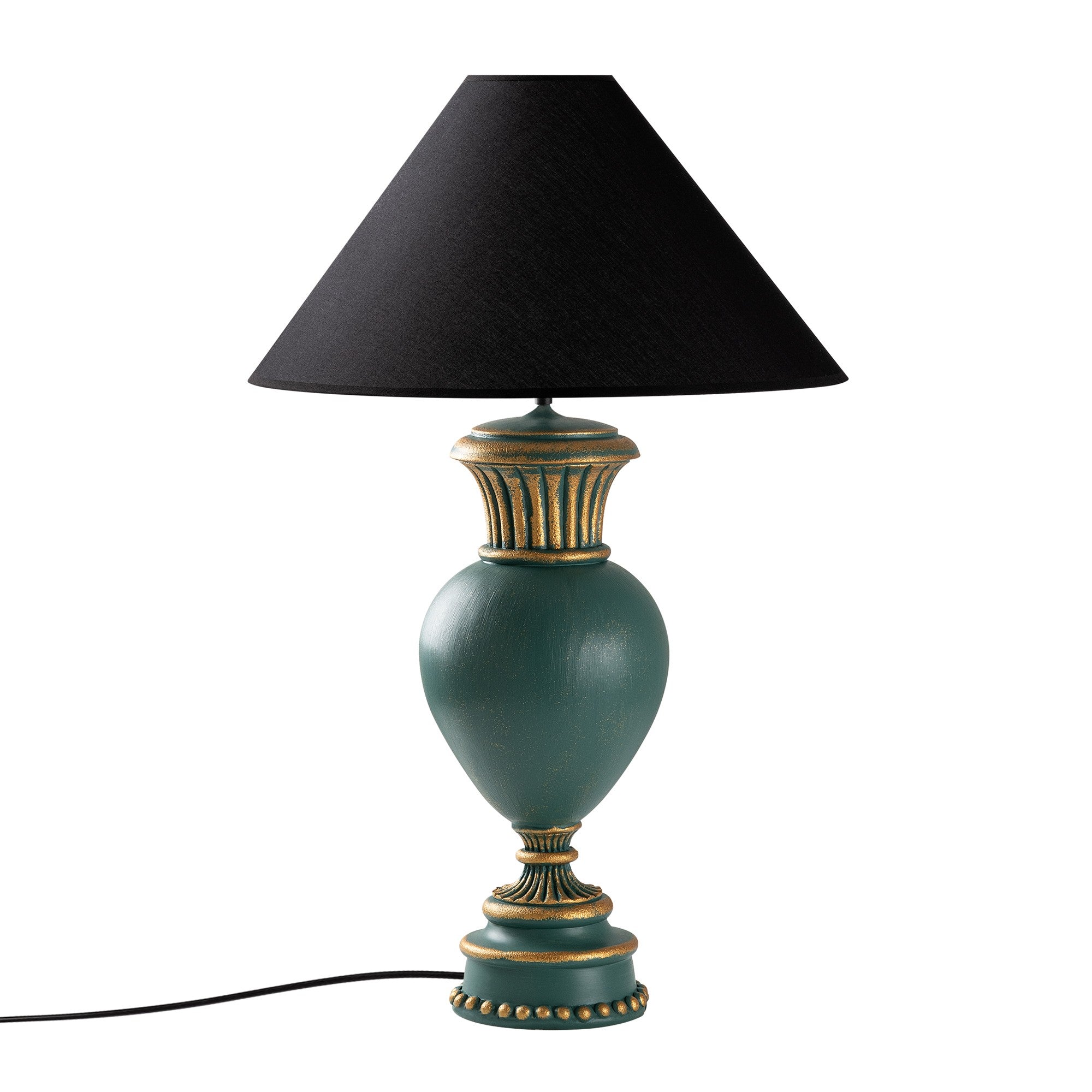 Candeeiro de mesa-Eleganze-Verde
Preto
