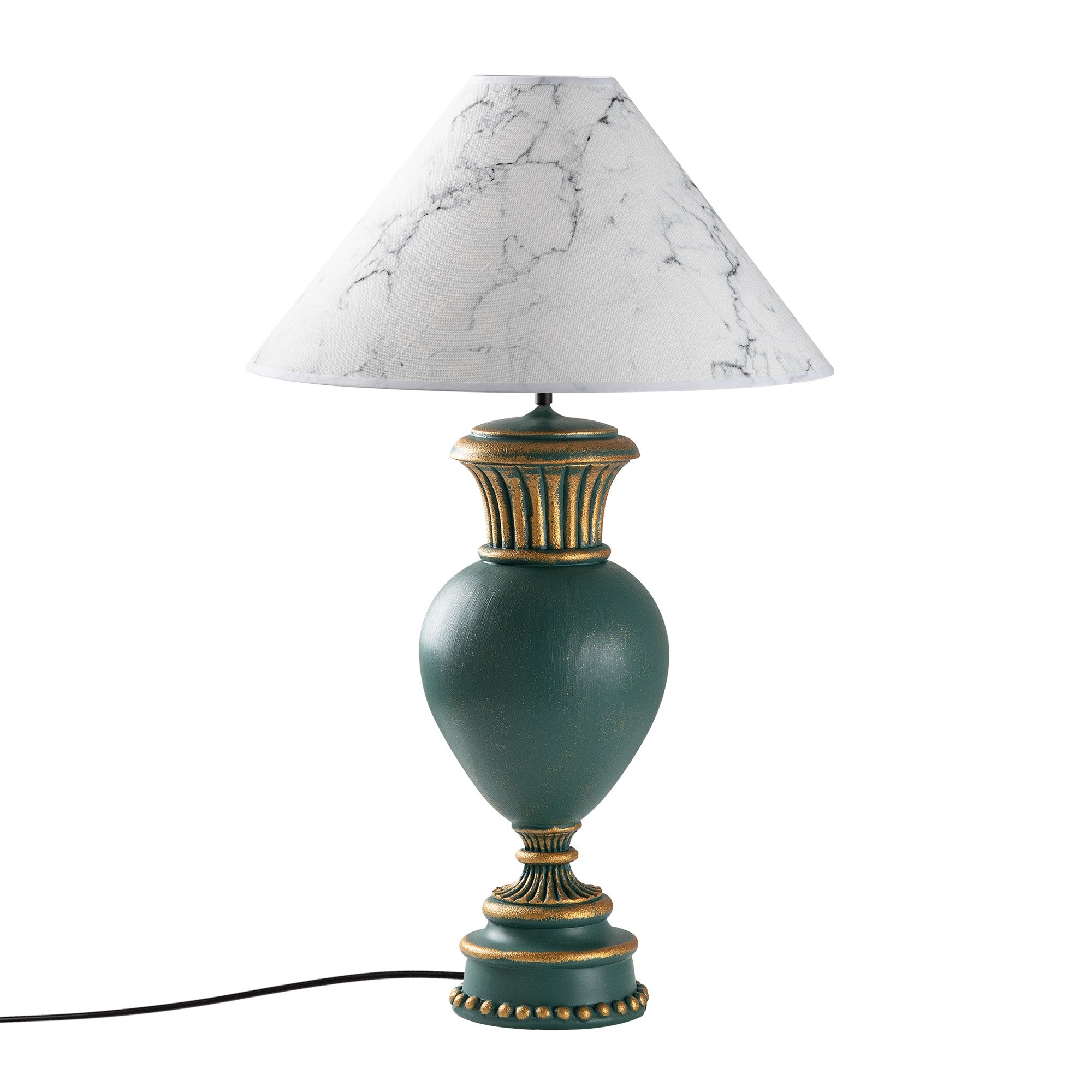 Candeeiro de mesa-Eleganze-Verde
Branco