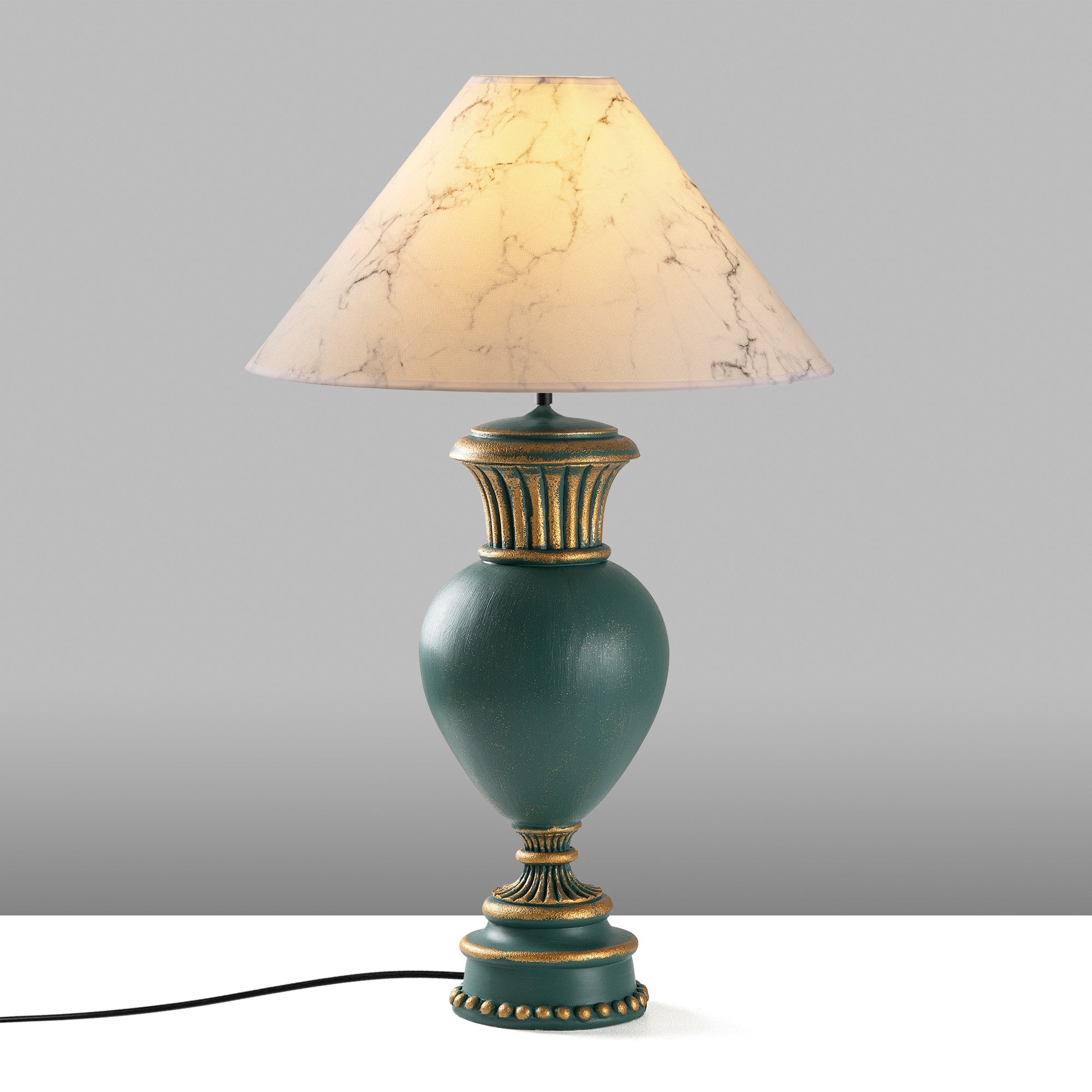 Candeeiro de mesa-Eleganze-Verde
Branco
