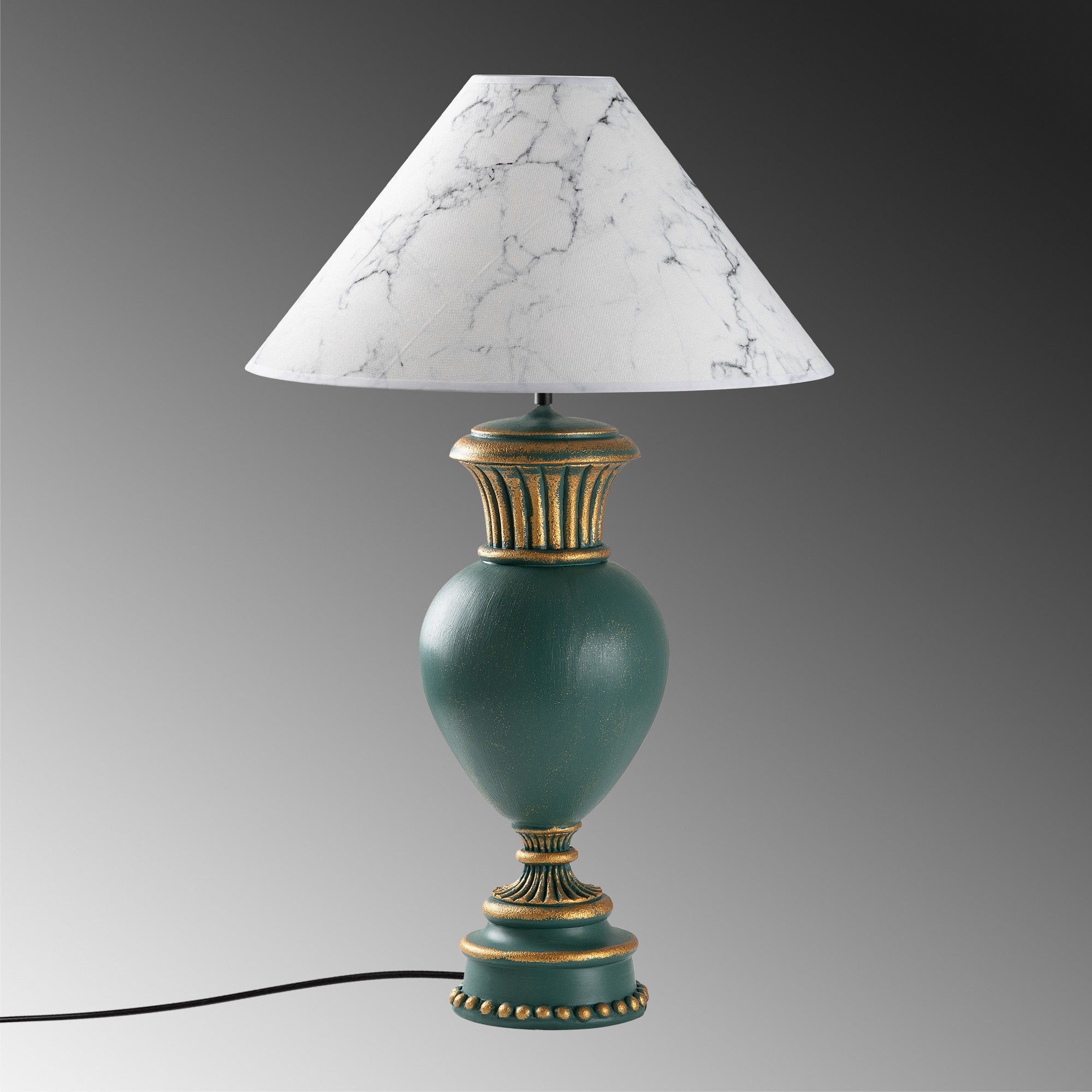Candeeiro de mesa-Eleganze-Verde
Branco