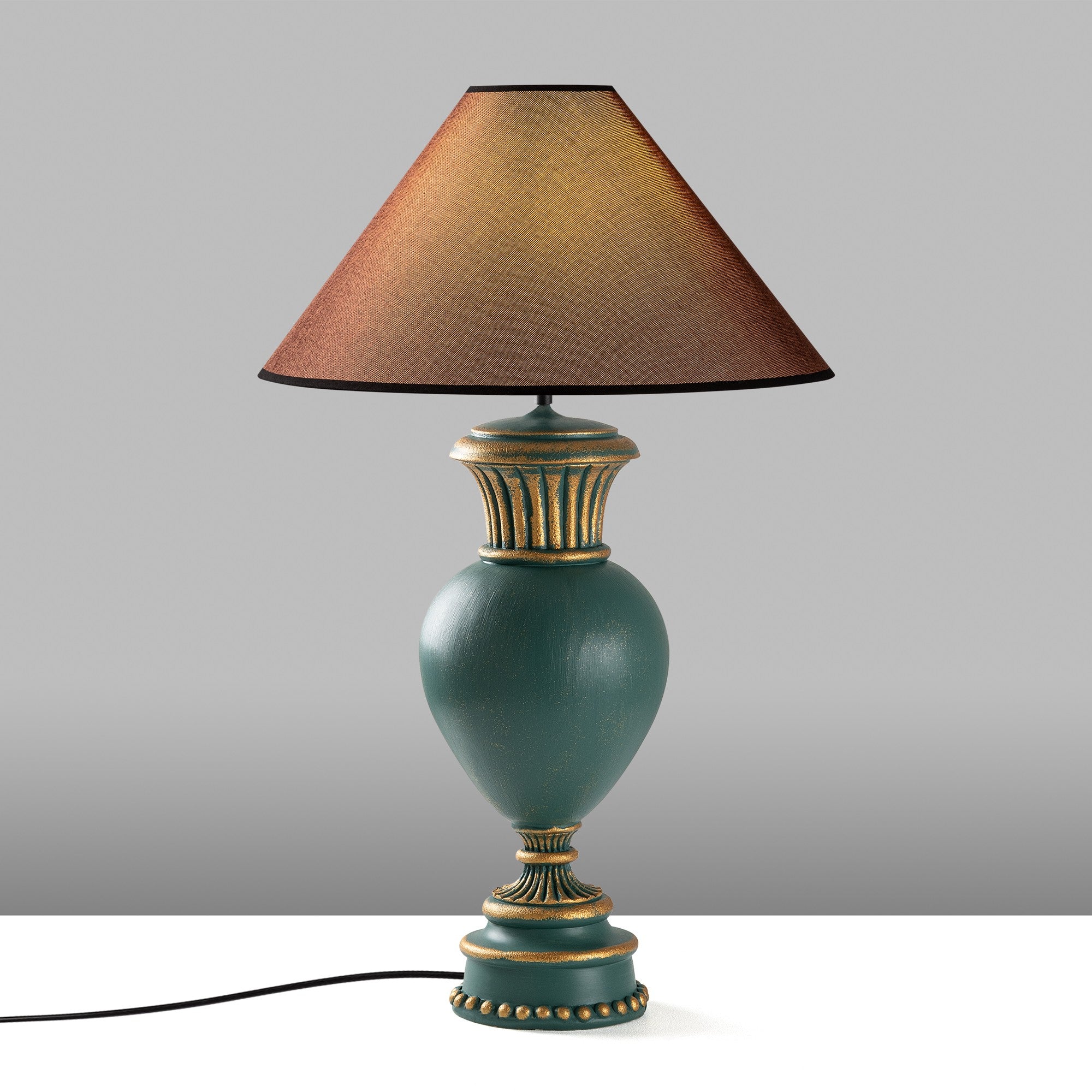 Candeeiro de mesa-Eleganze-Verde
Marrom