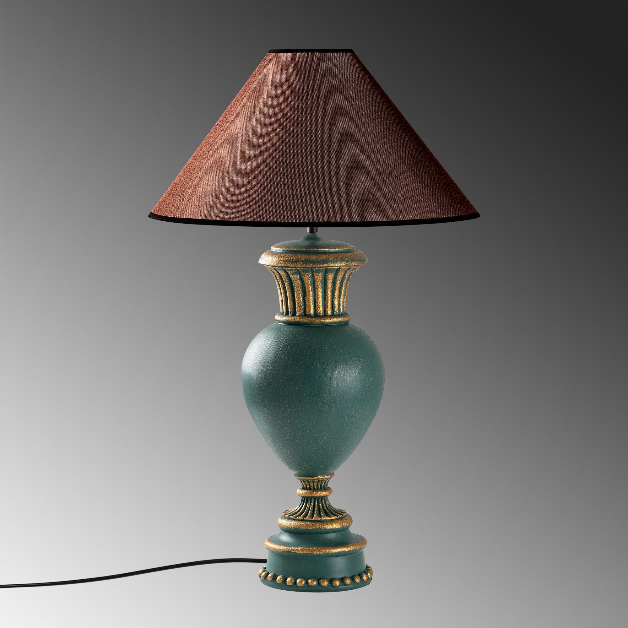 Candeeiro de mesa-Eleganze-Verde
Marrom