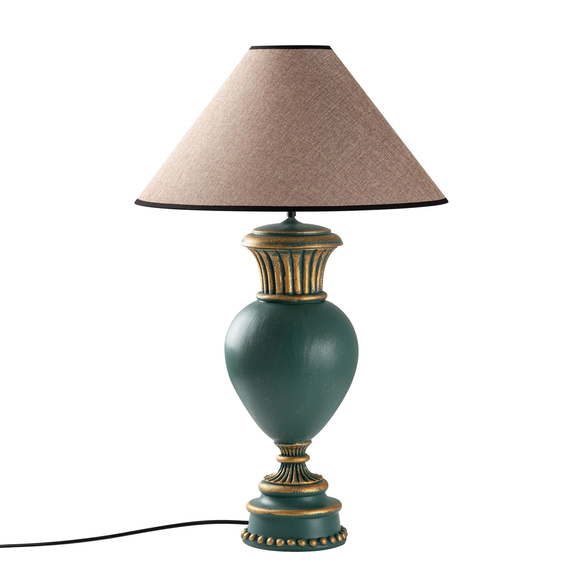 Candeeiro de mesa-Eleganze-Verde
Marrom Claro