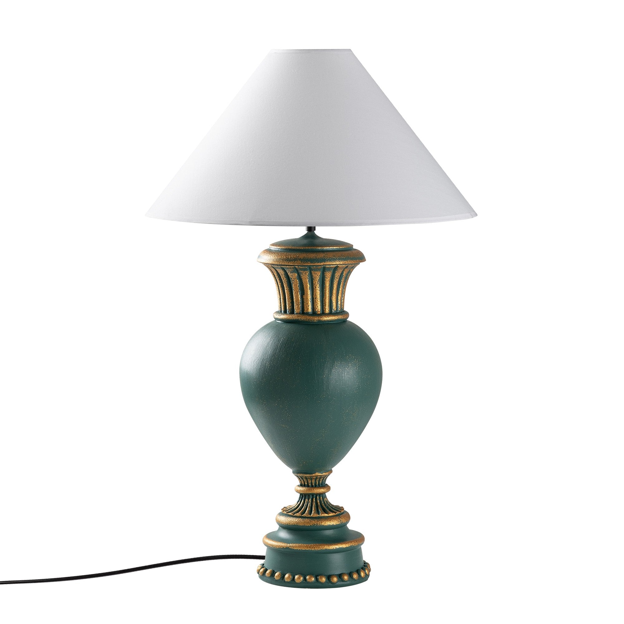 Candeeiro de mesa-Eleganze-Verde
Branco