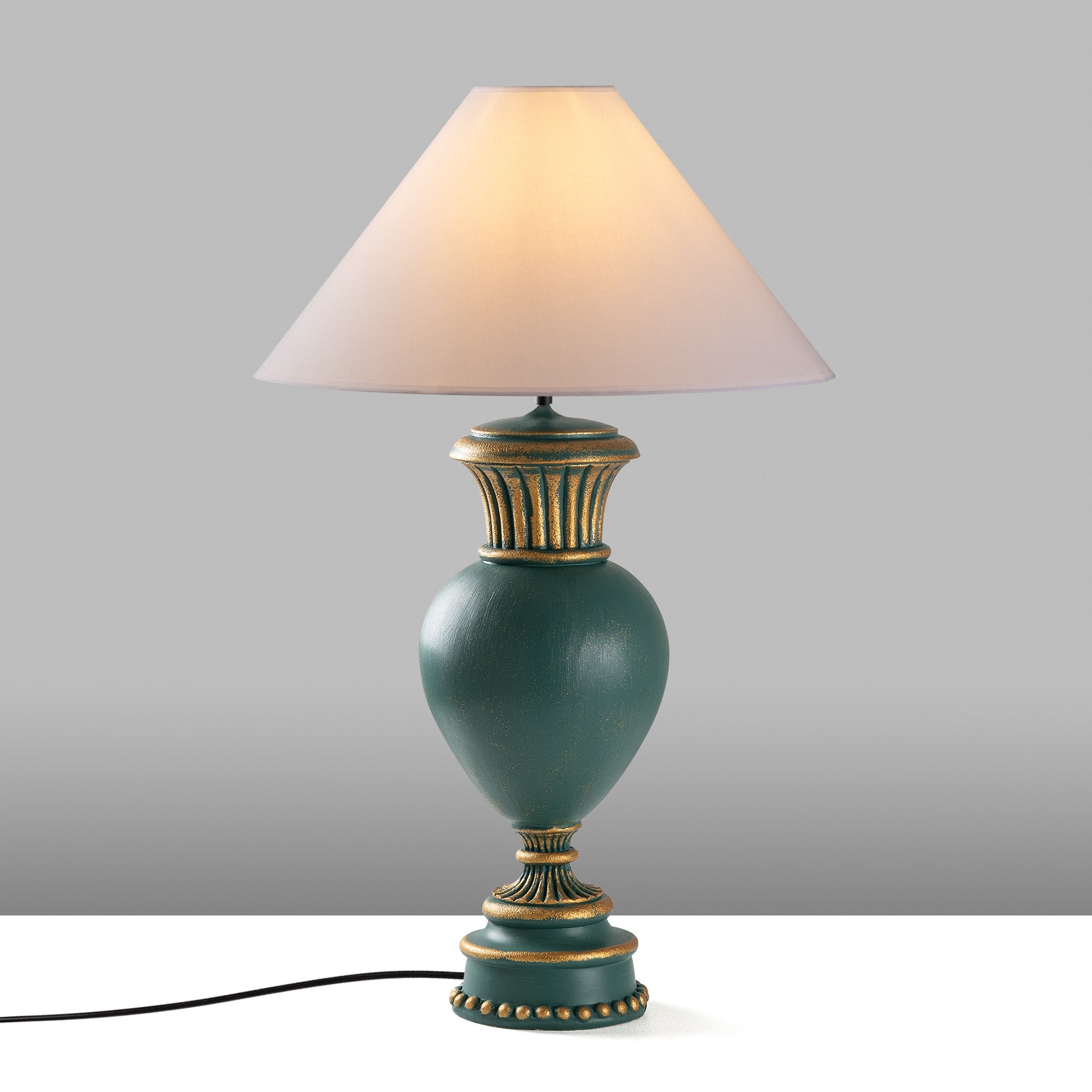 Candeeiro de mesa-Eleganze-Verde
Branco