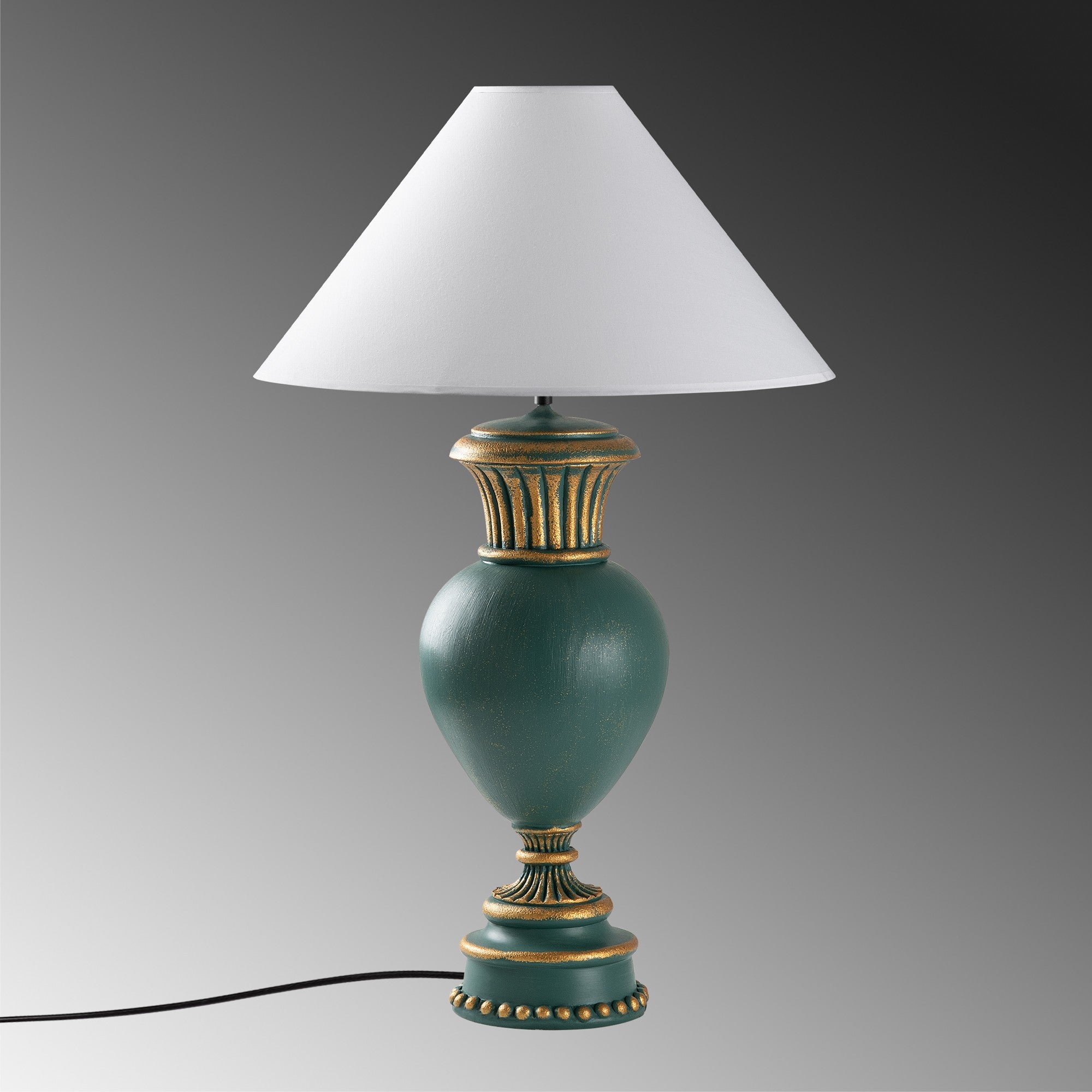 Candeeiro de mesa-Eleganze-Verde
Branco