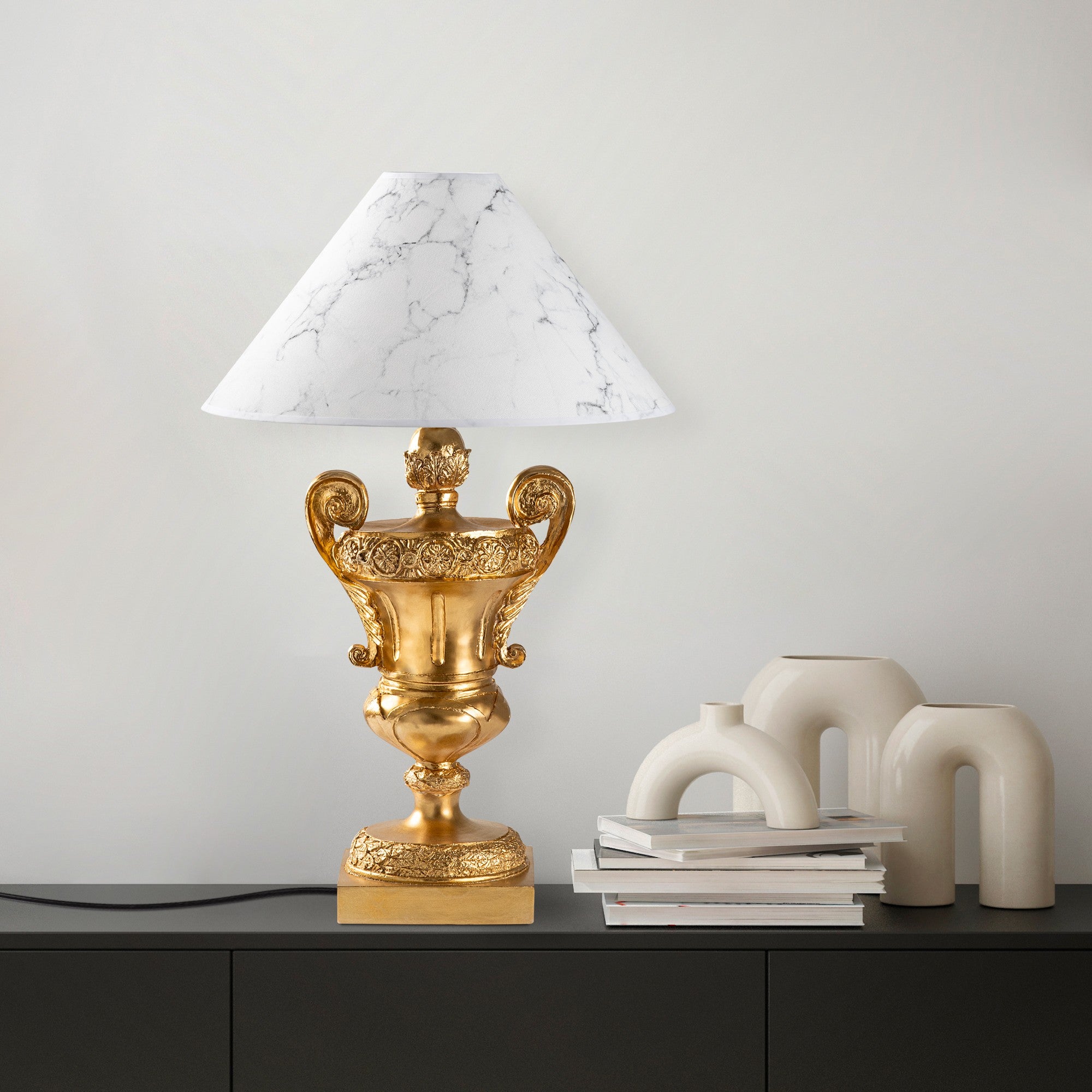 Candeeiro de mesa-Eleganze-Ouro
