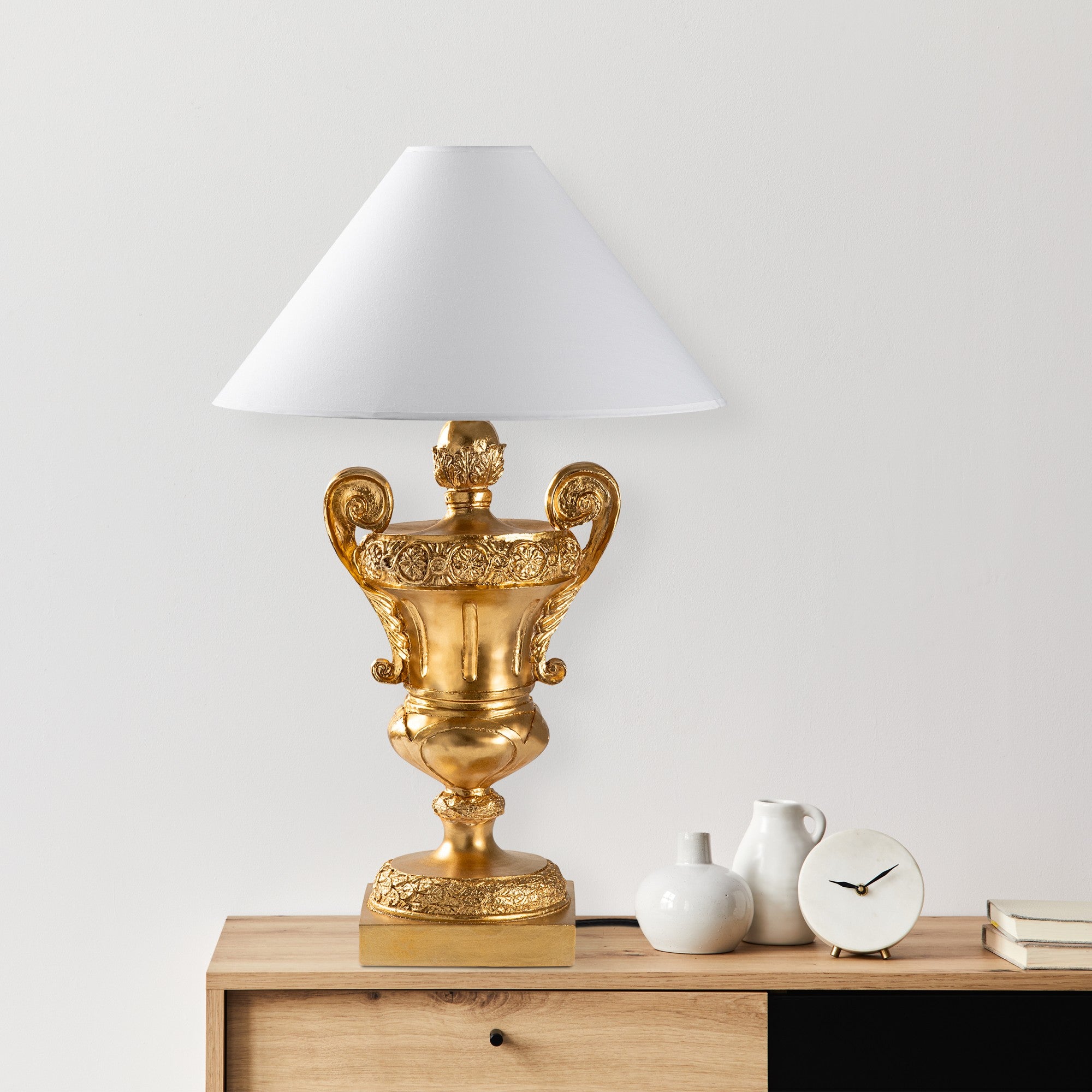 Candeeiro de mesa-Eleganze-Ouro