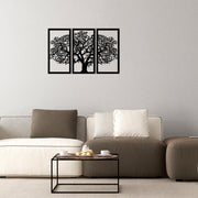 Acessório Decorativo de Parede – 66 x 105 cm – Preto – 100% Madeira
