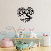 Acessório de parede decorativo de metal preto elegante, 64 x 70 cm | 100% metal, 1,5 cm de espessura | Perfeito para decoração moderna e arte de parede exclusiva