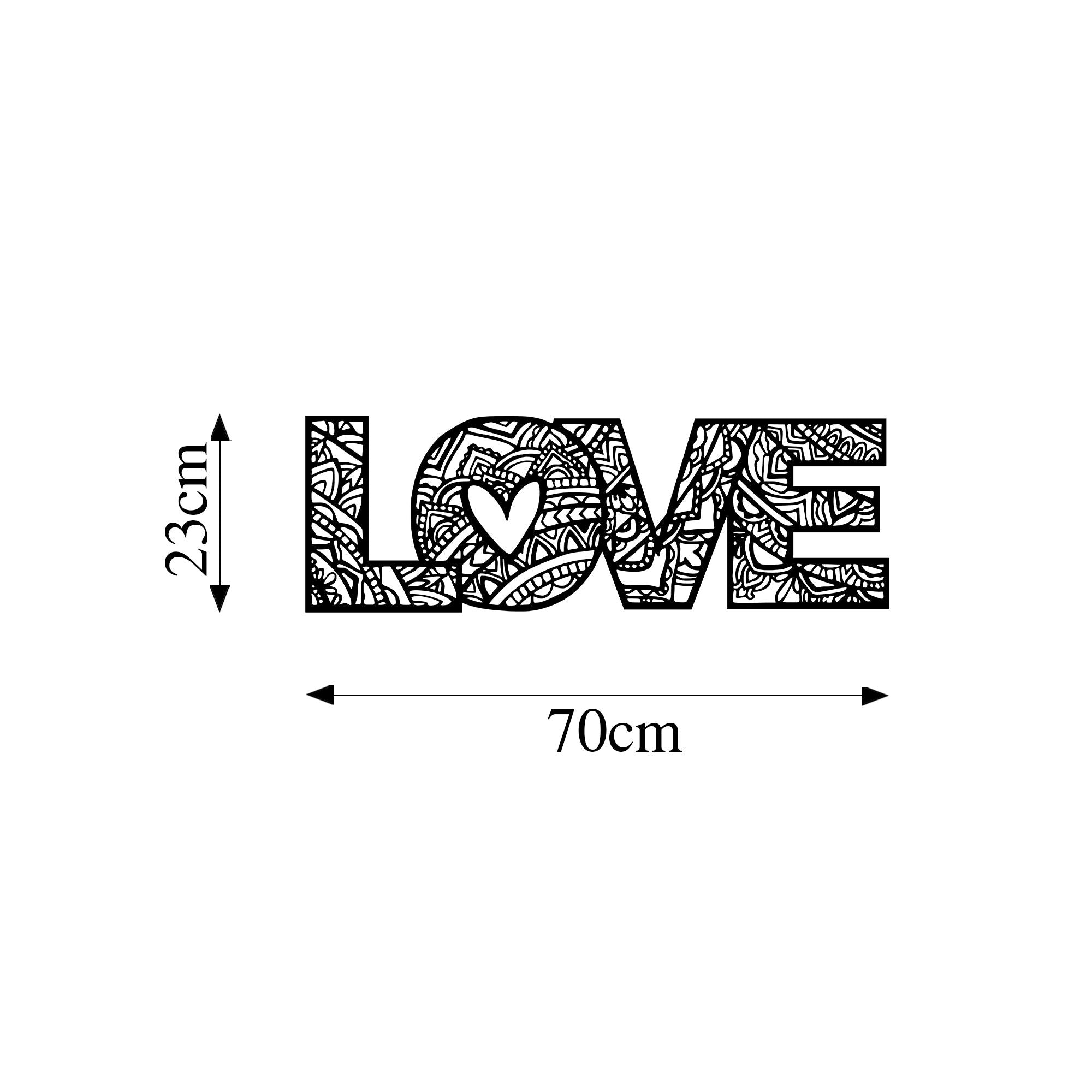 Acessório de parede decorativo de metal preto elegante, 23 x 70 cm | 100% metal, 1,5 cm de espessura | Perfeito para decoração moderna e arte de parede exclusiva