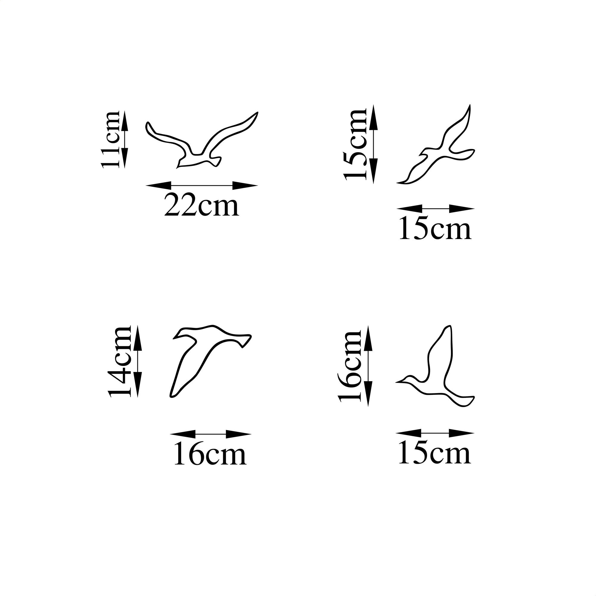 Acessório de Parede Decorativo em Metal – 1,5 mm espessura – Preto