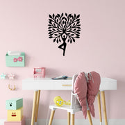 Acessório de parede decorativo de metal preto elegante, 53 x 70 cm | 100% metal, 1,5 mm de espessura | Perfeito para decoração moderna e arte de parede exclusiva