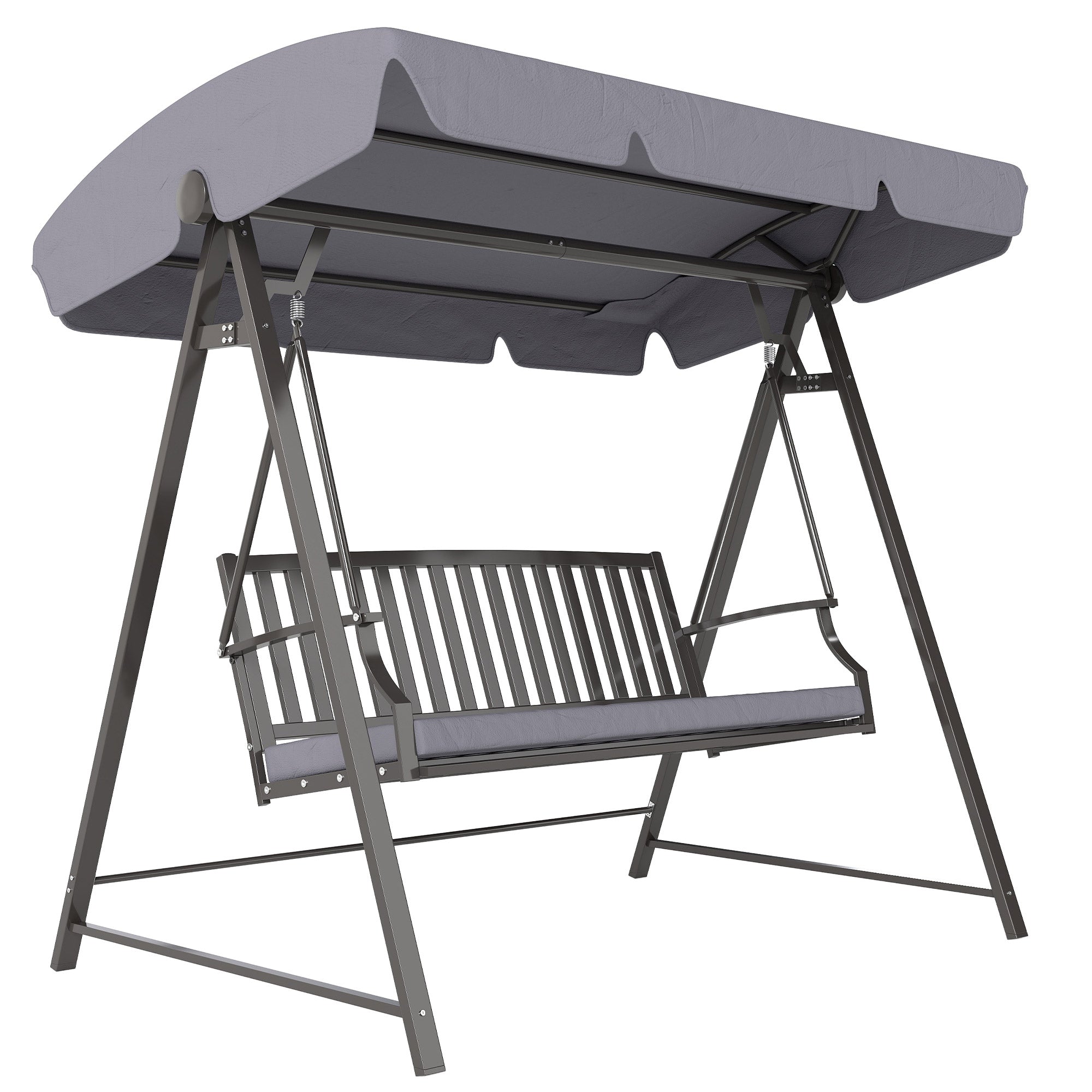 Baloiço de Jardim 205x133x181 cm - Grey
