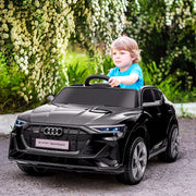 Carro Elétrico Infantil Preto 108x60x47 cm com Controle Remoto e Música