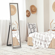 Espelho de Pé – 37x157 cm – Branco e Cinza – MDF