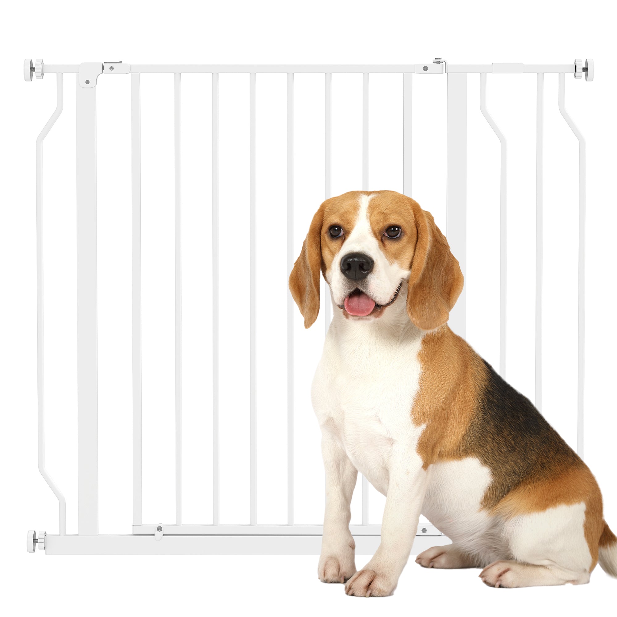 Barreira de Segurança Extensível para Cães - 75-95cm - Branco