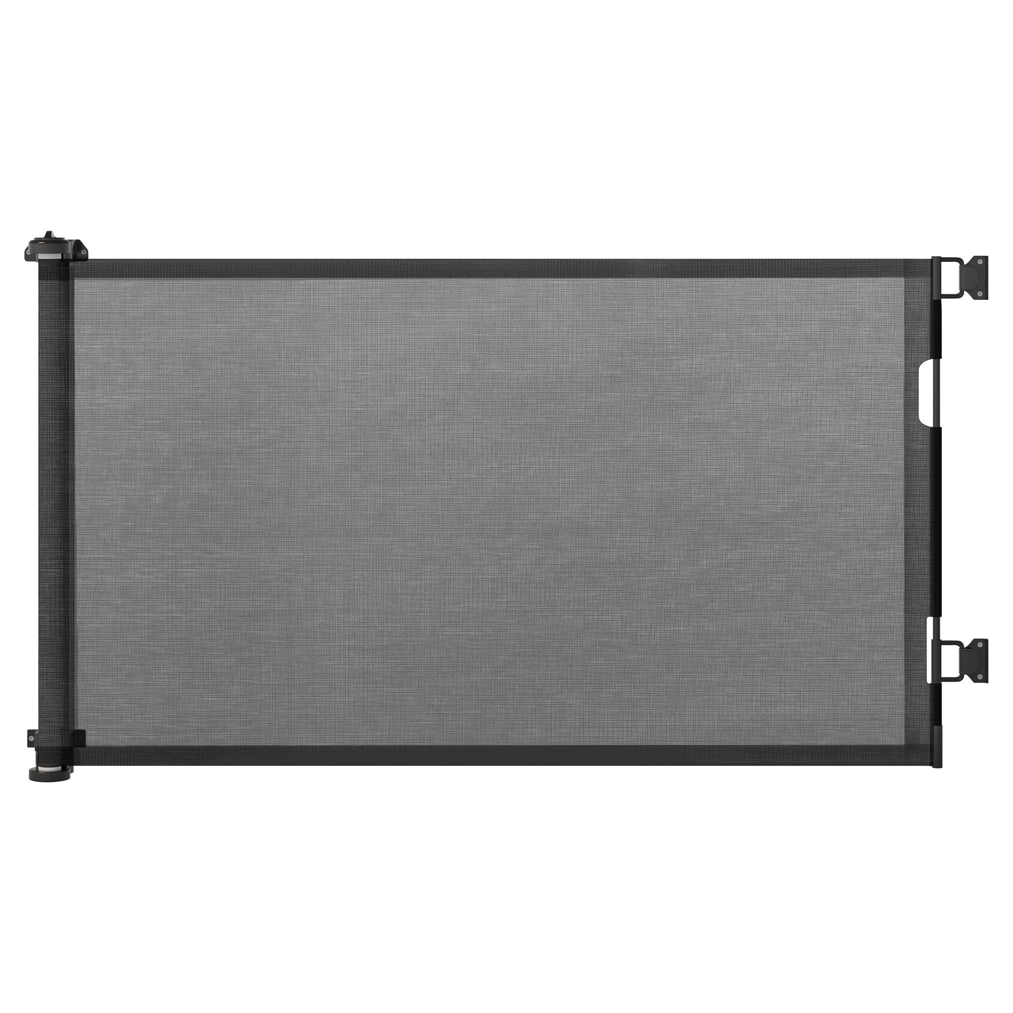 Barreira de Segurança para Cães Extensível 165x10,7x85 cm - Cor Preto