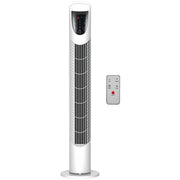 Ventoinha de Coluna Ø18x78,5 cm Branco - 3 Modos, 3 Velocidades, Temporizador 7,5h