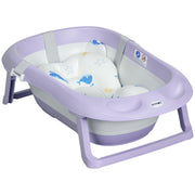 Banheira para Bebé Dobrável Roxa 83x48x23,5 cm