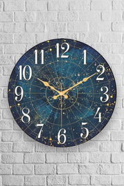 Relógio de Parede Decorativo Multicolor em Vidro 100% - 36cm de Diâmetro
