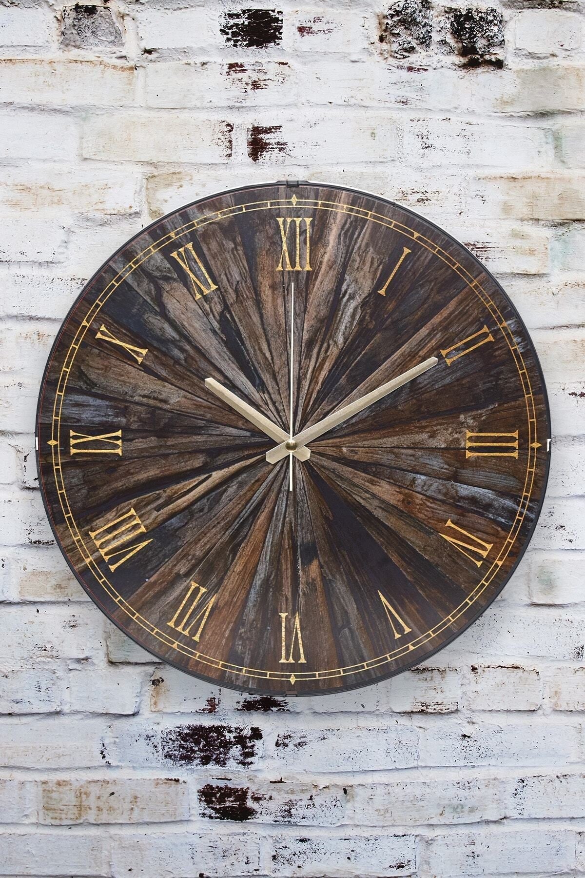 Relógio de Parede Decorativo Multicolor em Vidro 100% - 36cm de Diâmetro