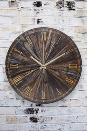 Relógio de Parede Decorativo Multicolor em Vidro 100% - 36cm de Diâmetro