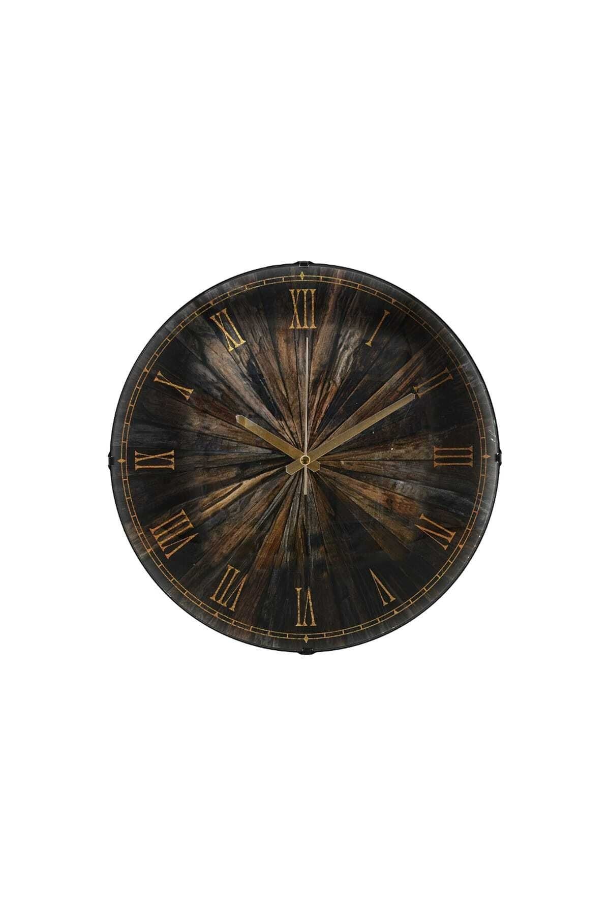 Relógio de Parede Decorativo Multicolor em Vidro 100% - 36cm de Diâmetro