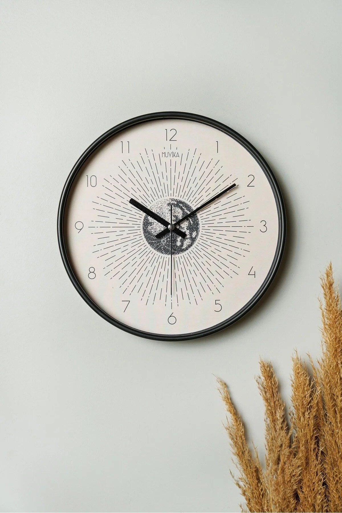 Relógio de Parede Decorativo Multicolor em Vidro 100% - 30cm de Diâmetro