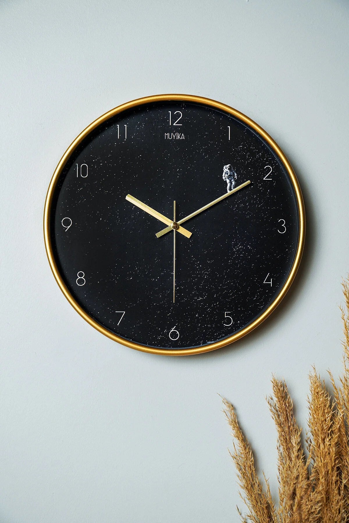 Relógio de Parede Decorativo Multicolor em Vidro 100% - 30cm de Diâmetro
