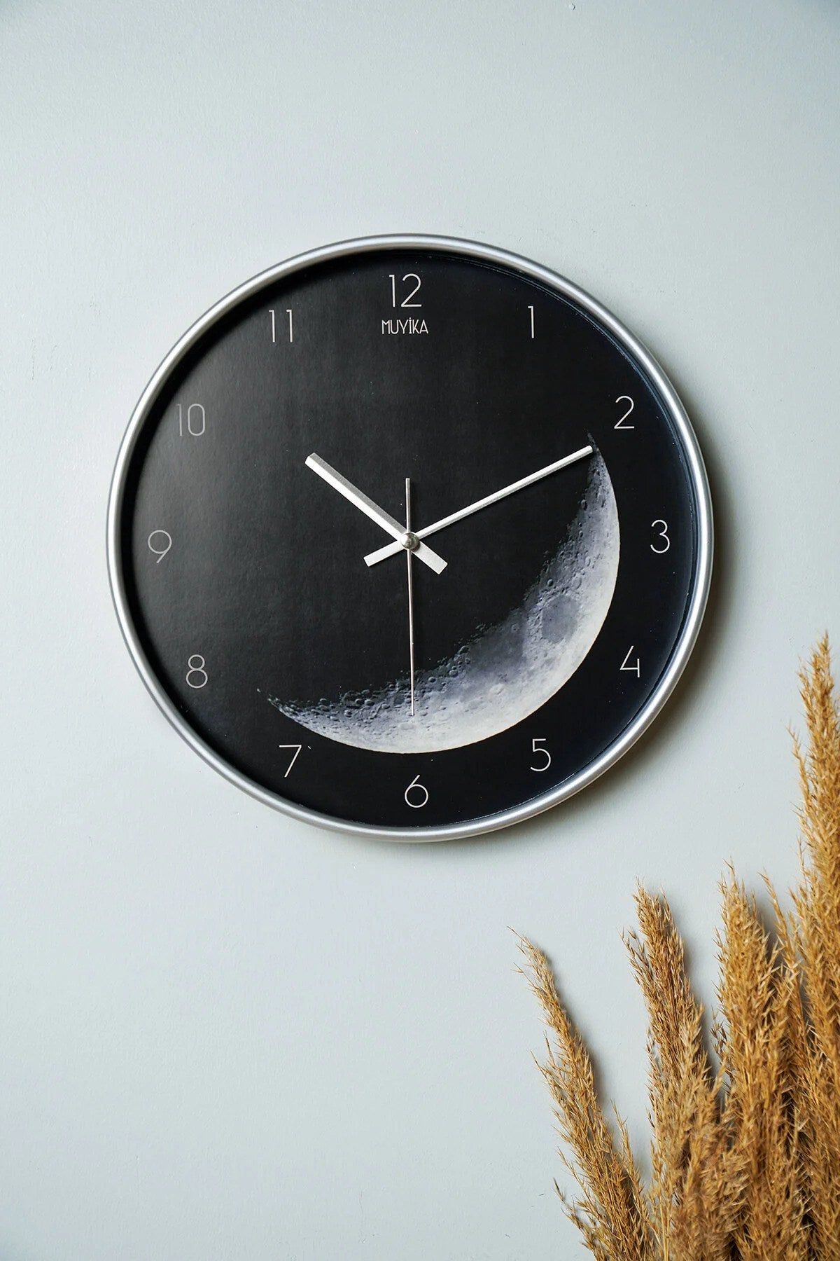 Relógio de Parede Decorativo Multicolor em Vidro 100% - 30cm de Diâmetro